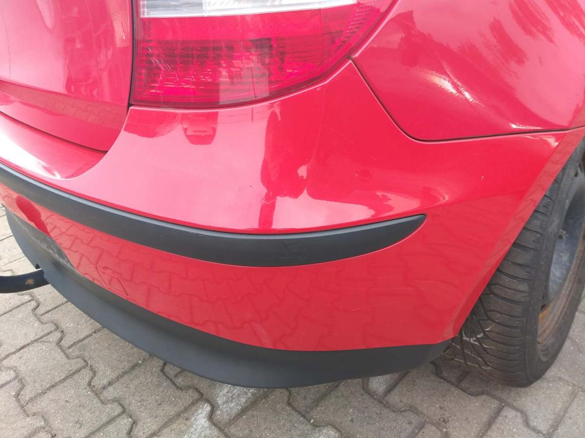 BMW 1er E87 original Stoßstange Stossfänger hinten Japanrot Bj.2006